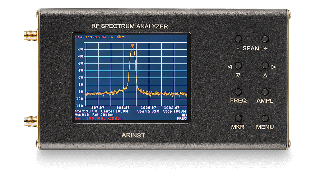 Portable Spectrum Analyzer ARINST SSA-TG R2 3GHz